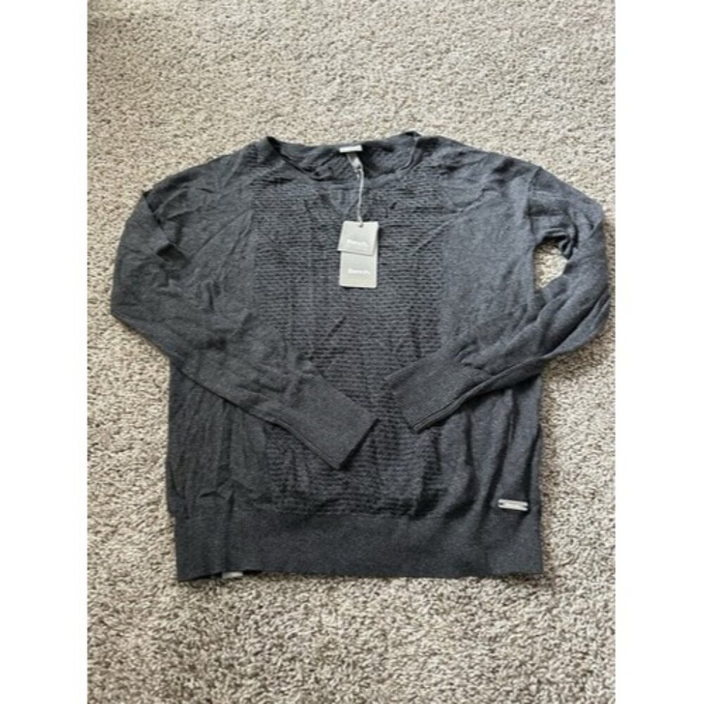 Bench Womens Long Sleeve Pull Over T-Shirt Size Small Round Neck Casual